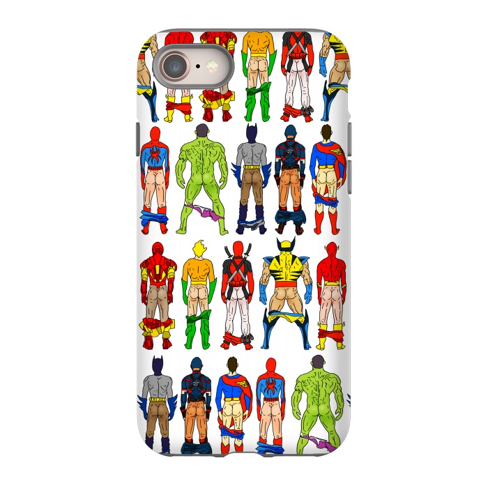 iPhone 8 StrongFit Superhero Butts by Notsniw