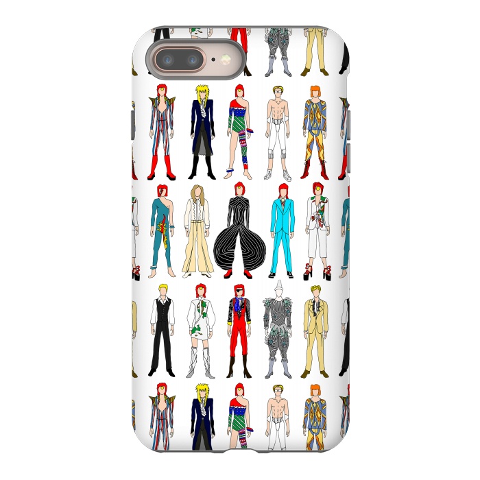 iPhone 8 plus StrongFit Starman Bowie Ziggy by Notsniw
