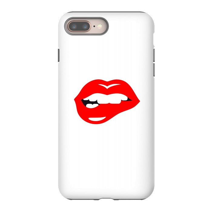 iPhone 8 plus StrongFit Lip bite by Dhruv Narelia