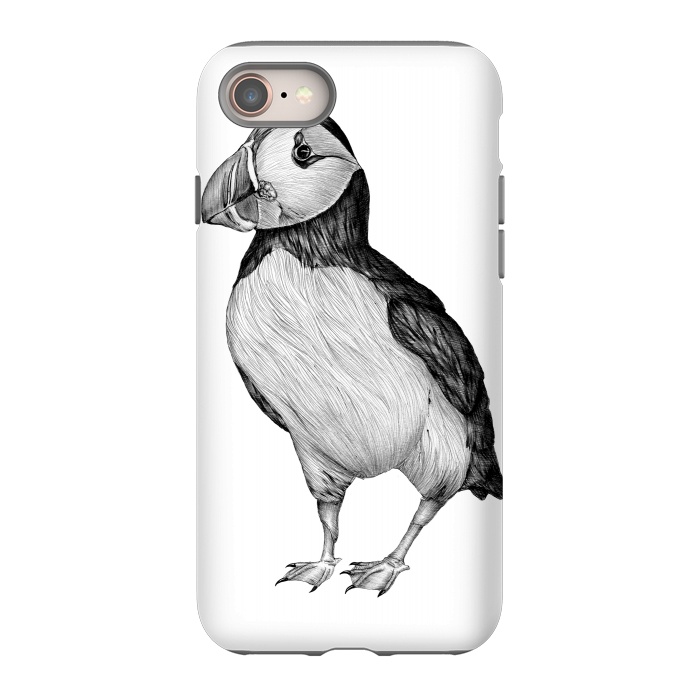iPhone 8 StrongFit Little Puffin by ECMazur 