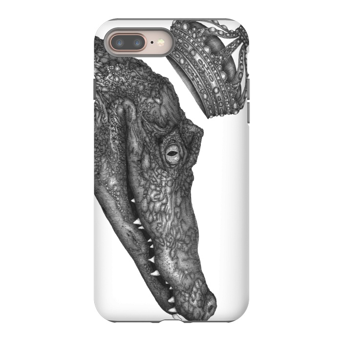 iPhone 8 plus StrongFit The Alligator King by ECMazur 