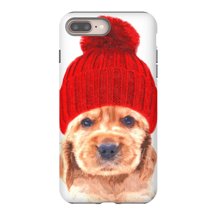 iPhone 8 plus StrongFit Cocker Spaniel Portrait by Alemi