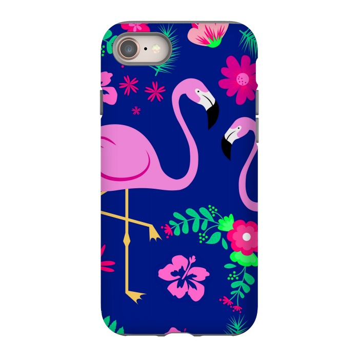 iPhone 8 StrongFit flamingo pattern by MALLIKA