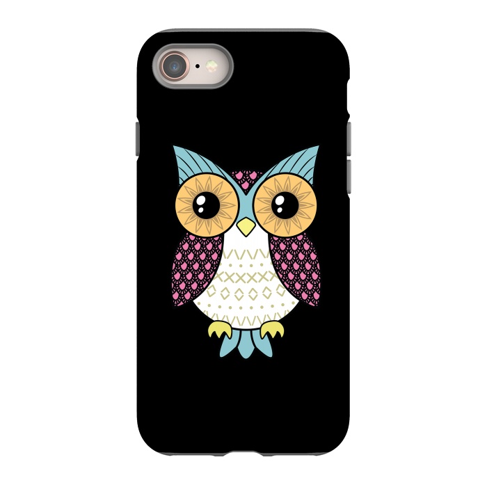 iPhone 8 StrongFit Fancy owl by Laura Nagel