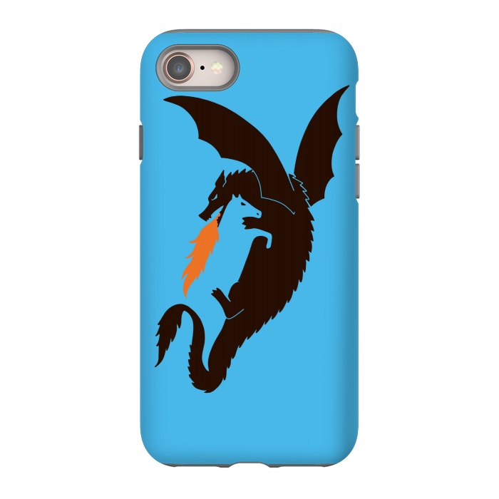 iPhone 8 StrongFit Dragon and Horse by Coffee Man