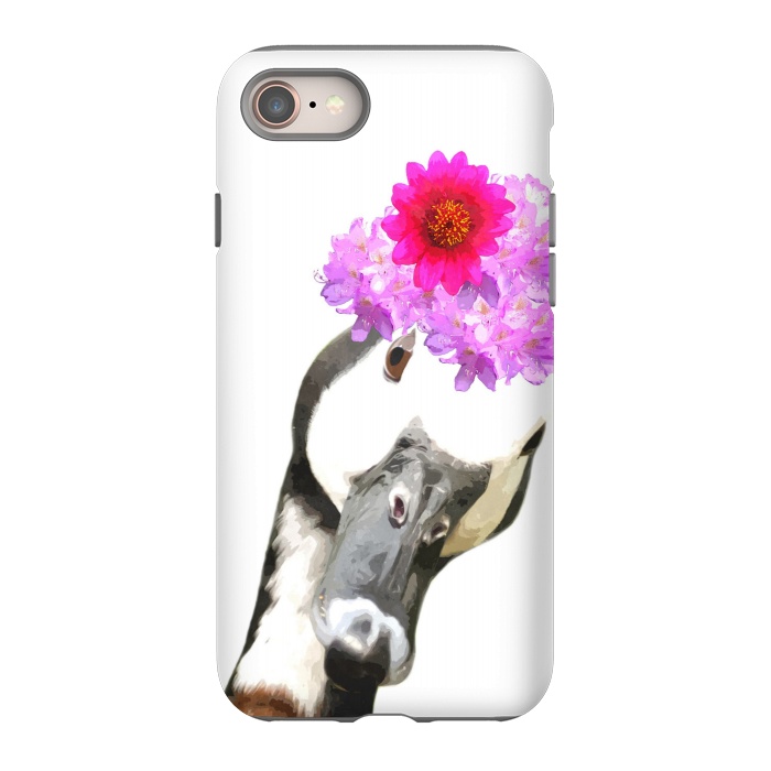 iPhone 8 StrongFit Funny Goose Portrait by Alemi
