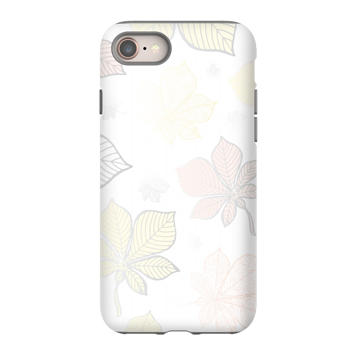 iPhone 8 StrongFit Autumn Leaves Pattern XV by Bledi