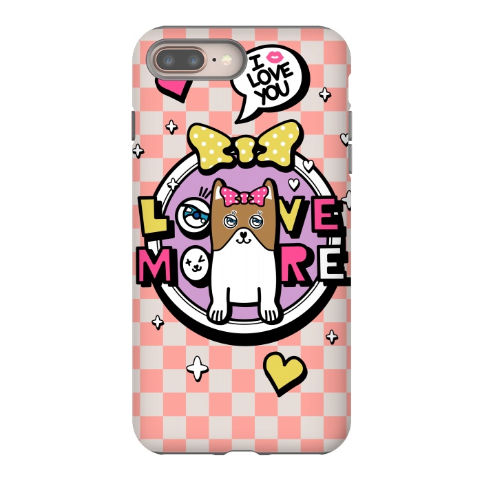 iPhone 8 plus StrongFit CUTIE DOG by Michael Cheung