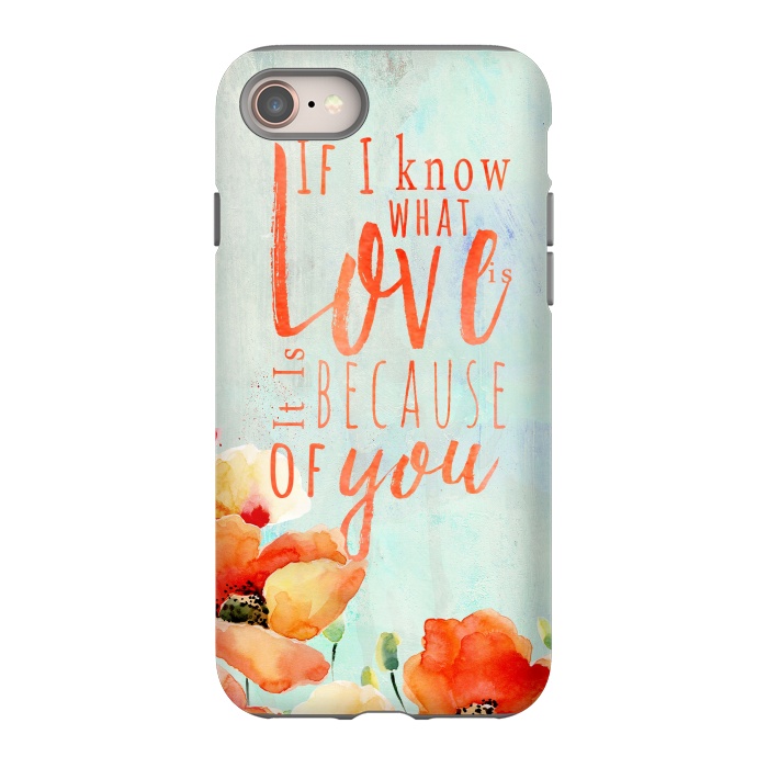 iPhone 8 StrongFit About Love by  Utart