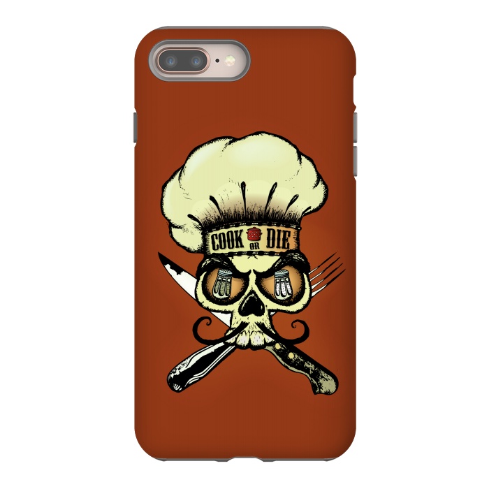 iPhone 8 plus StrongFit COOK OR DIE by Mangulica