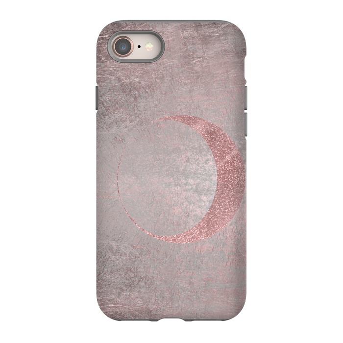 iPhone 8 StrongFit Rose Gold Half Moon 2 by Andrea Haase