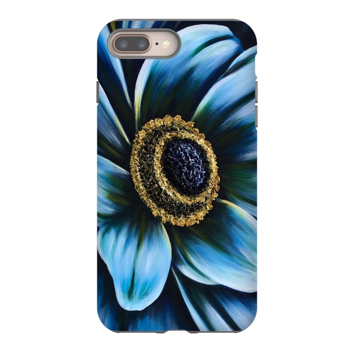 iPhone 8 plus StrongFit Blue Cosmos by Denise Cassidy Wood