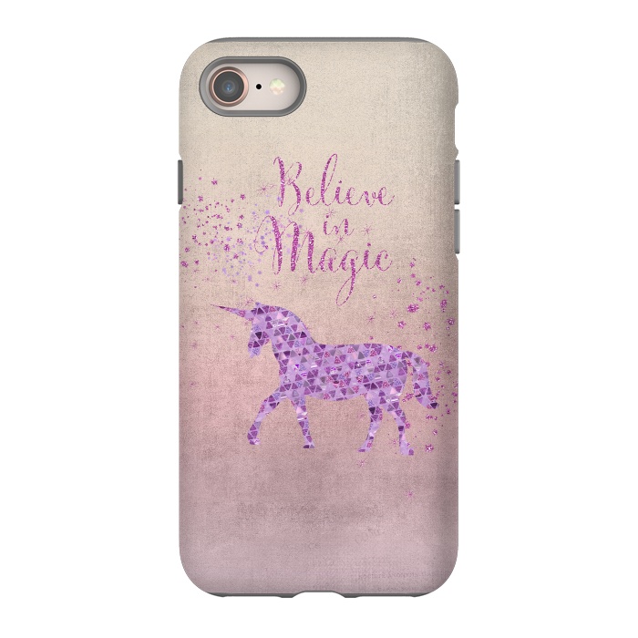 iPhone 8 StrongFit Unicorn Believe In Magic by Andrea Haase