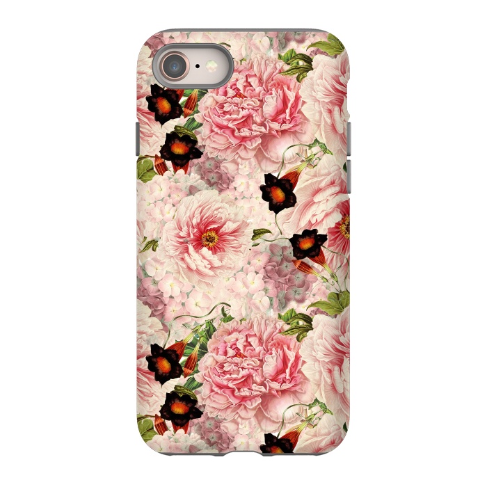 iPhone 8 StrongFit Victorian Vintage Roses by  Utart