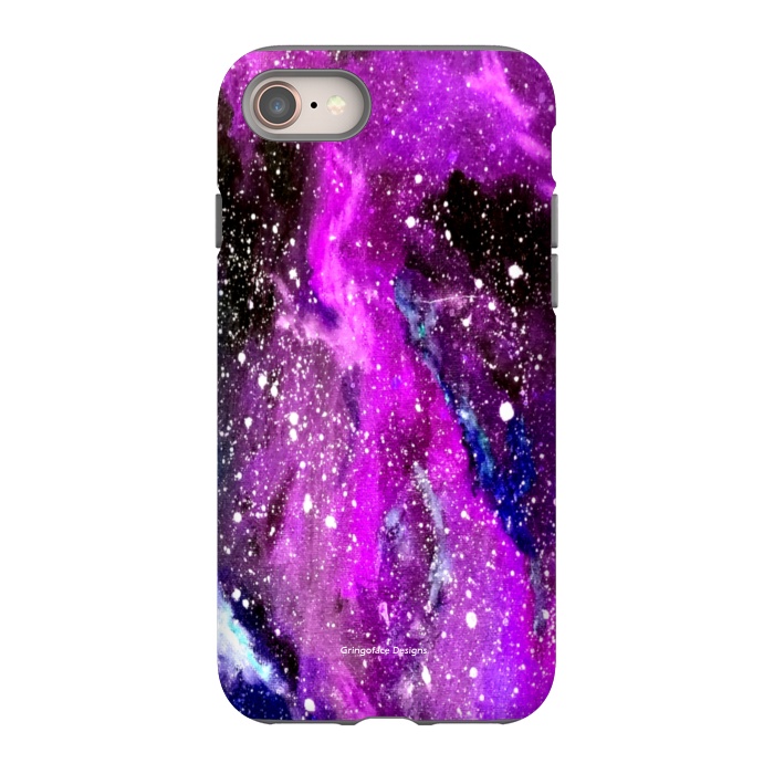 iPhone 8 StrongFit Ultraviolet Galaxy by Gringoface Designs