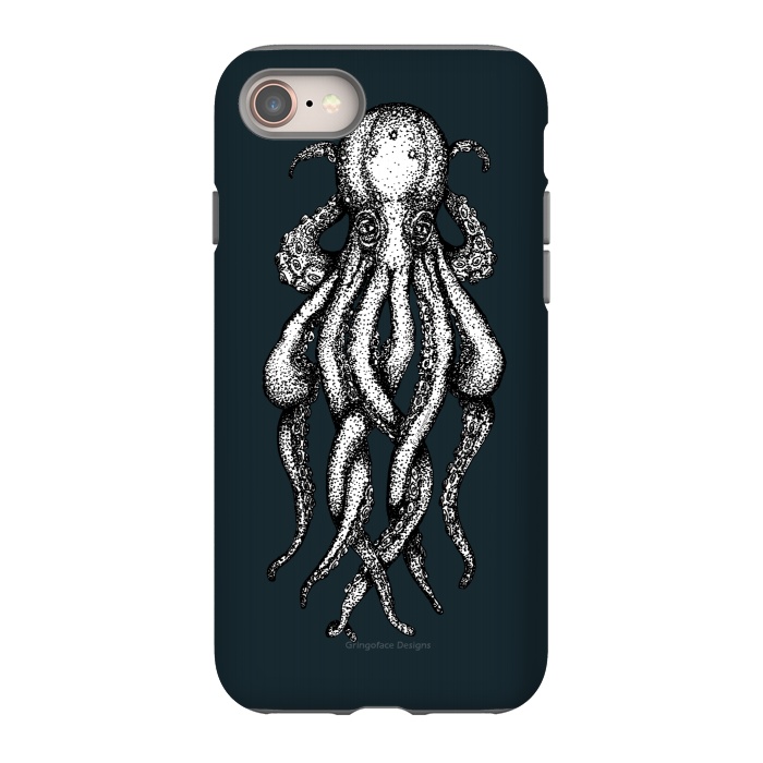iPhone 8 StrongFit Octopus 1 by Gringoface Designs