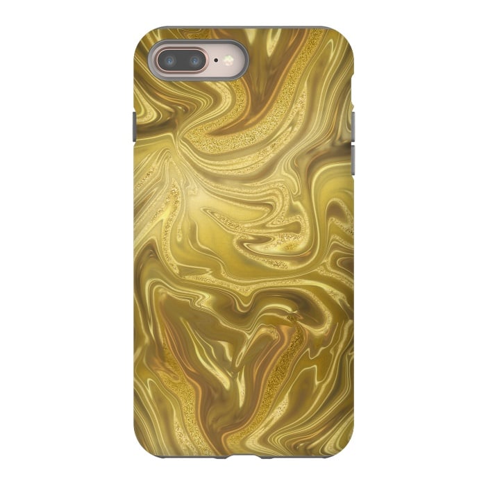 iPhone 8 plus StrongFit Liquid Gold by Andrea Haase