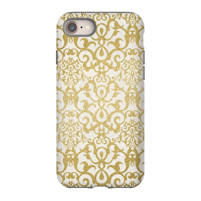 iPhone 8 StrongFit Golden Ornament Elegance by Andrea Haase