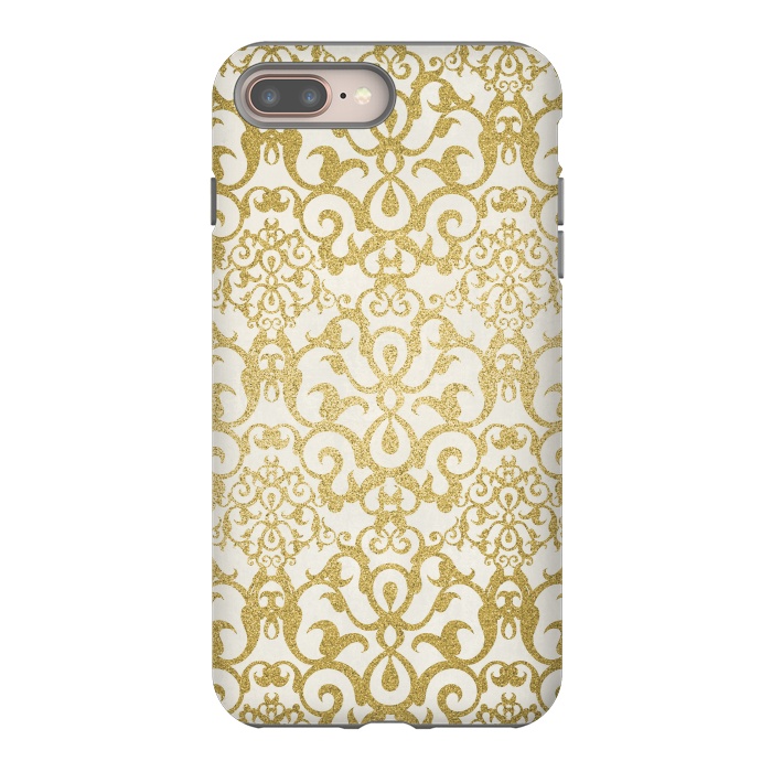 iPhone 8 plus StrongFit Golden Ornament Elegance by Andrea Haase