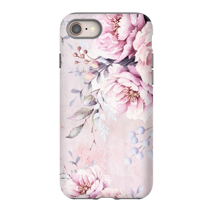iPhone 8 StrongFit Vintage roses and Peonies by  Utart