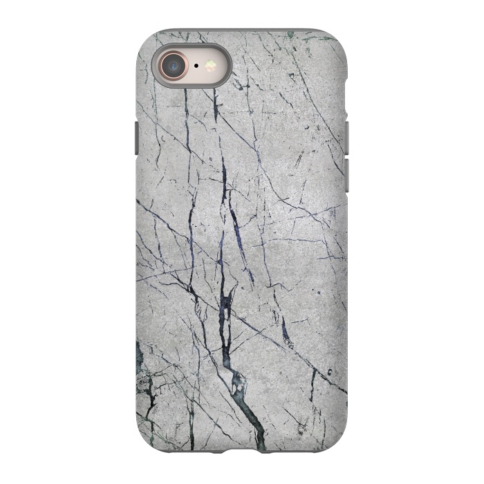 iPhone 8 StrongFit Marbled Concrete by Andrea Haase