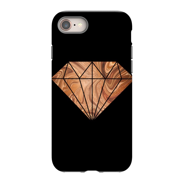 iPhone 8 StrongFit Copper Diamond 2 by Andrea Haase