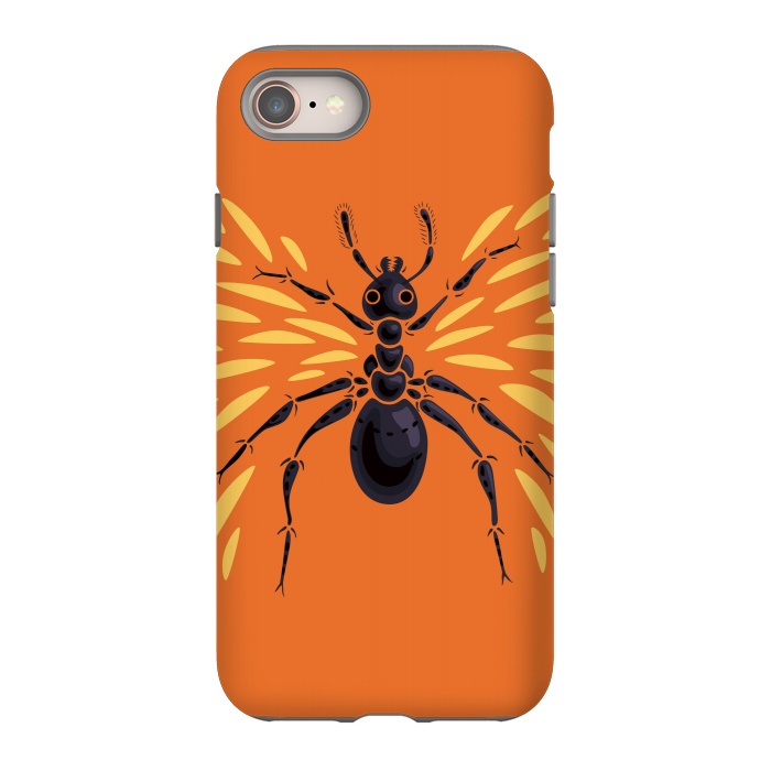 iPhone 8 StrongFit Winged Ant  Abstract Art by Boriana Giormova