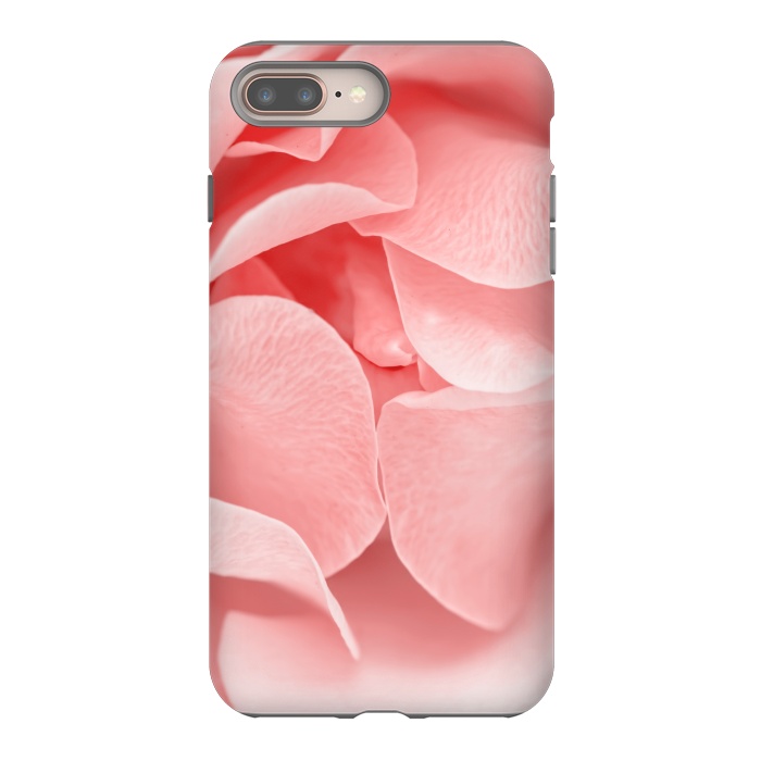 iPhone 8 plus StrongFit Pink Rose Blossom by  Utart