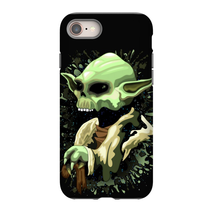 iPhone 8 StrongFit Yoda Jedi Master Skull by BluedarkArt