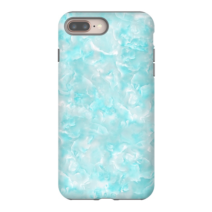 iPhone 8 plus StrongFit Aqua White Mother of pearl by  Utart