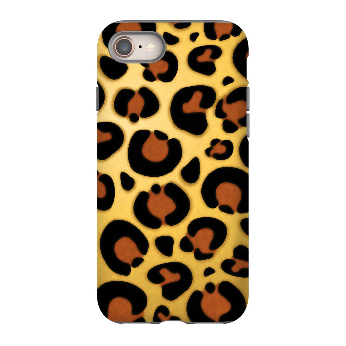 iPhone 8 StrongFit Jaguar Leopard Fur Texture by BluedarkArt