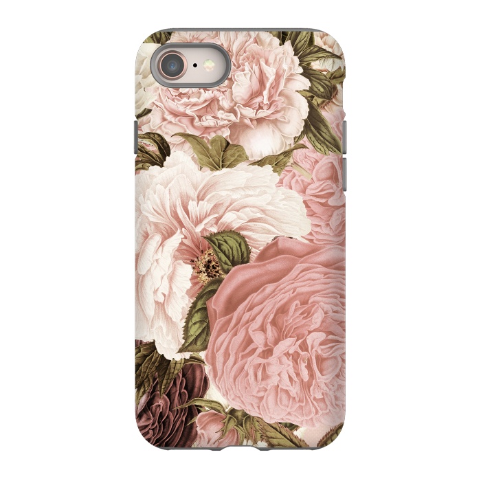 iPhone 8 StrongFit Vintage Roses by  Utart