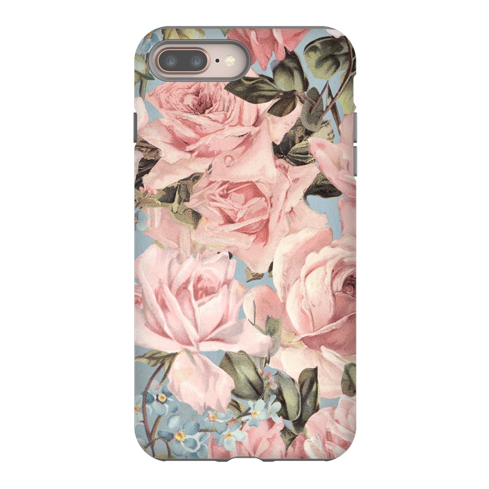 iPhone 8 plus StrongFit Lovely Spring Flowers and Roses by  Utart