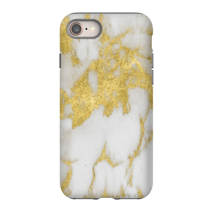 iPhone 8 StrongFit Gold marble by haroulita