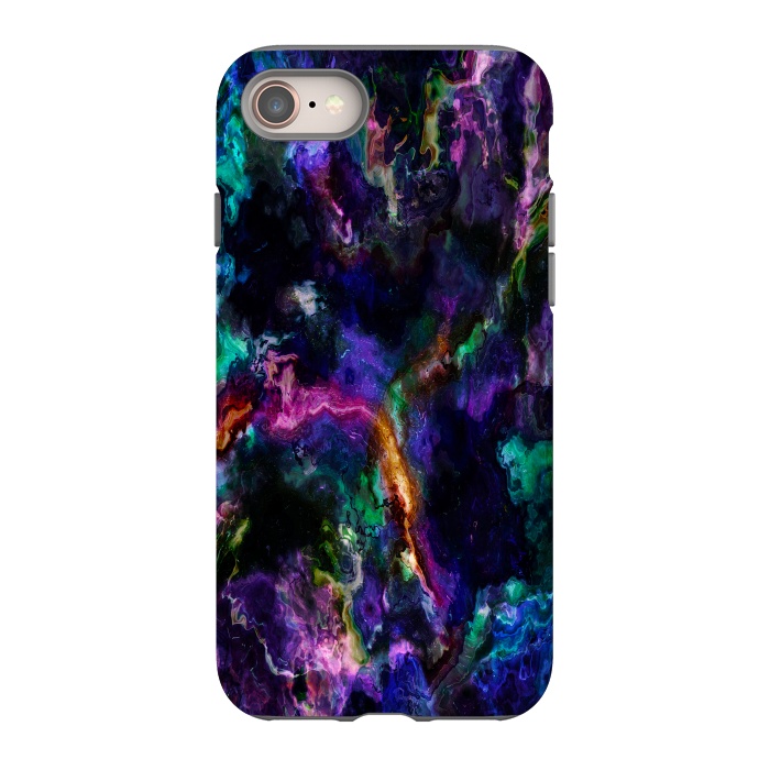 iPhone 8 StrongFit Colorful marble by haroulita