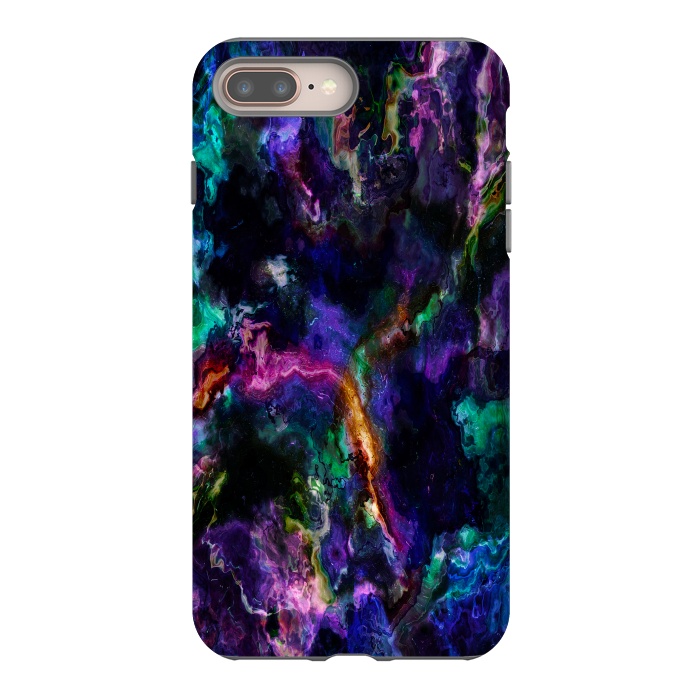iPhone 8 plus StrongFit Colorful marble by haroulita