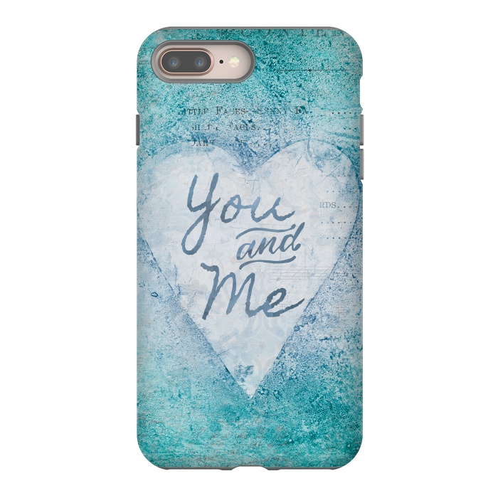 iPhone 8 plus StrongFit You And Me Love Heart by Andrea Haase
