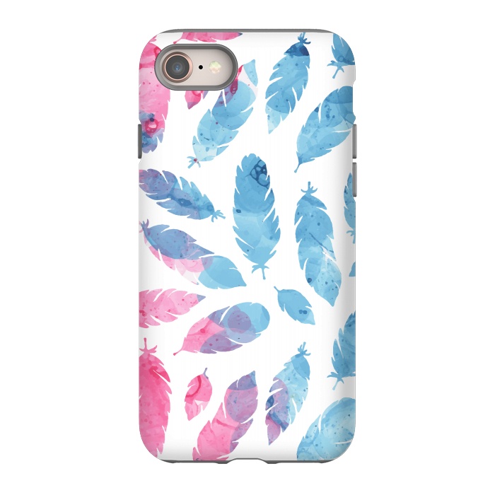 iPhone 8 StrongFit Peaceful Feather by Creativeaxle