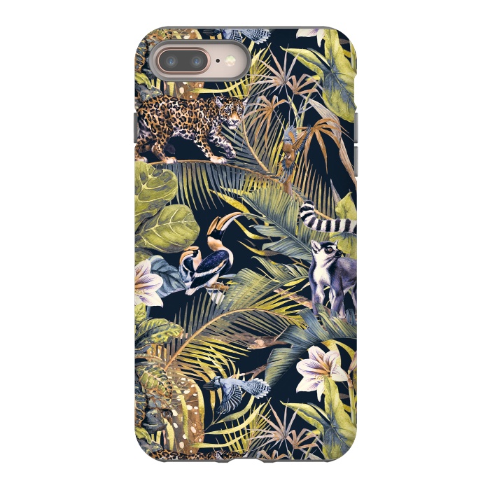iPhone 8 plus StrongFit Wild Jungle - 01 by Mmartabc