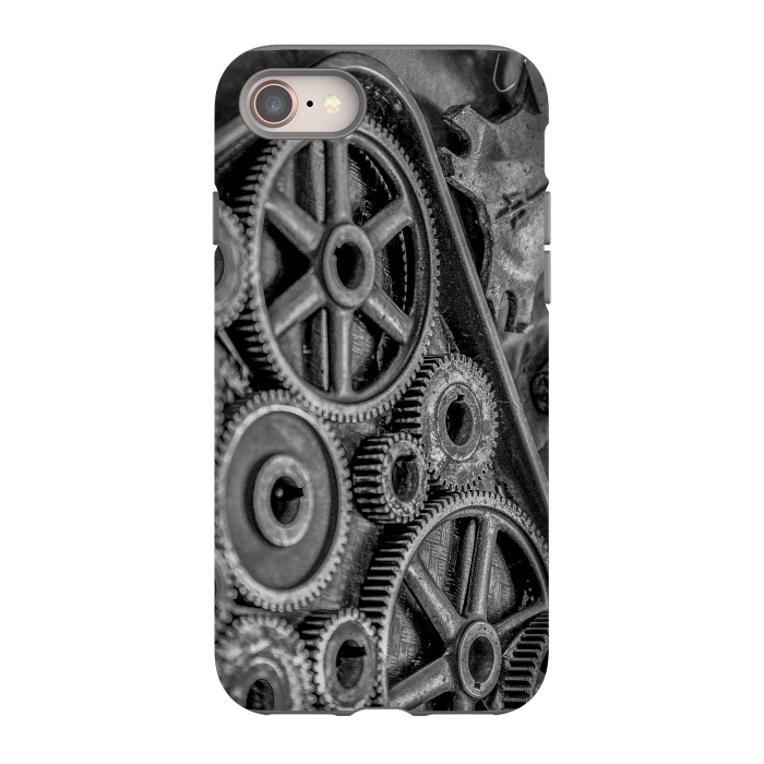 iPhone 8 StrongFit Steampunk Gear by Andrea Haase