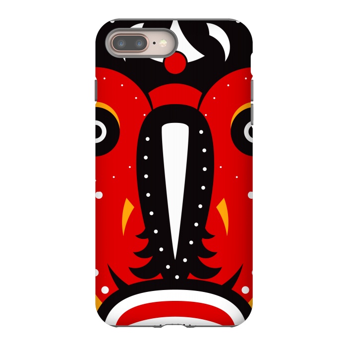 iPhone 8 plus StrongFit teke tribal mask by TMSarts