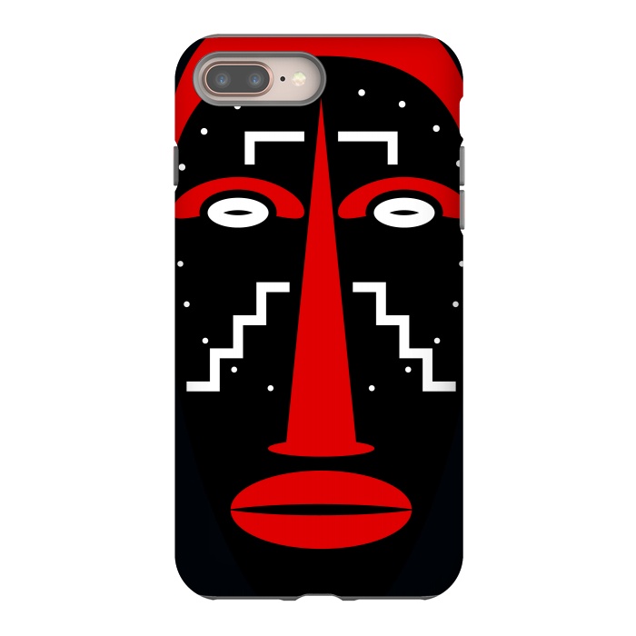 iPhone 8 plus StrongFit Ligbi tribal Mask by TMSarts
