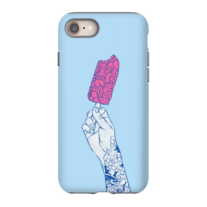 iPhone 8 StrongFit Brain ice cream! mmmmm by Evgenia Chuvardina