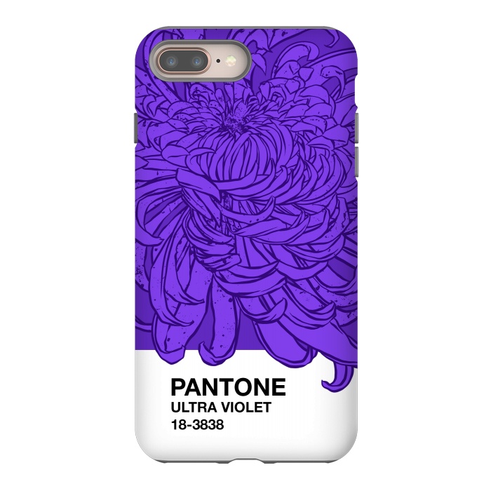 iPhone 8 plus StrongFit Pantone ultra violet  by Evgenia Chuvardina