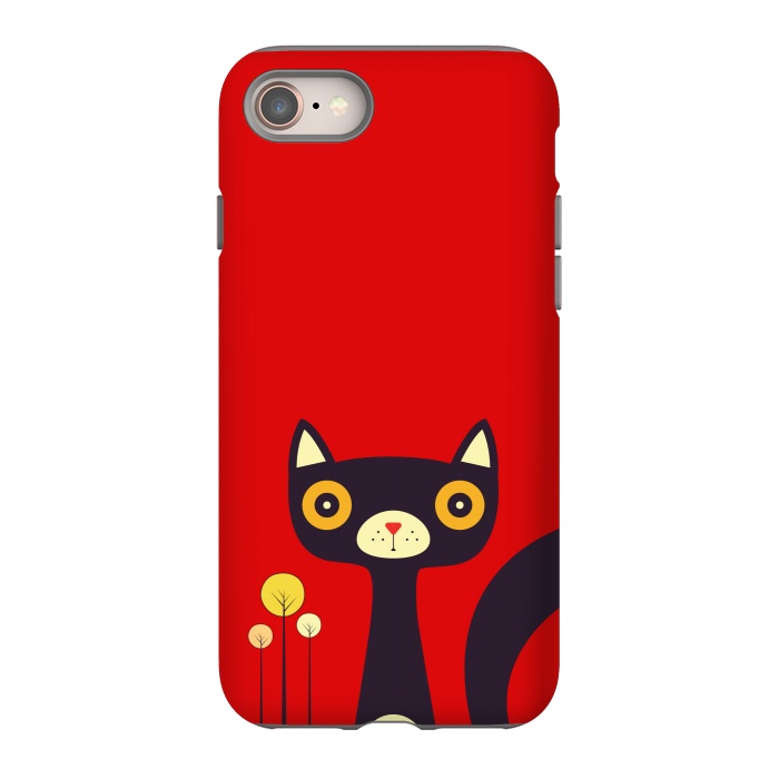iPhone 8 StrongFit cartoon fox by TMSarts