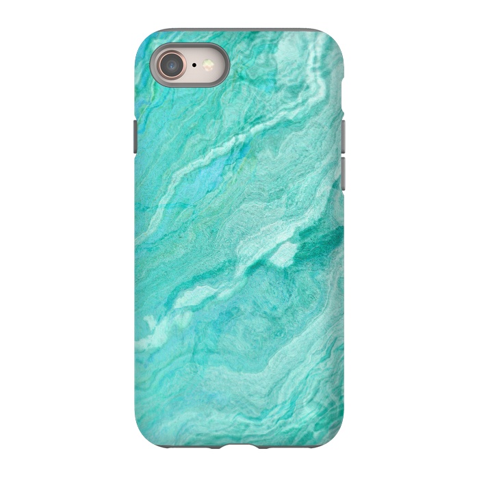 iPhone 8 StrongFit beautiful ink turquoise Marble texture by  Utart
