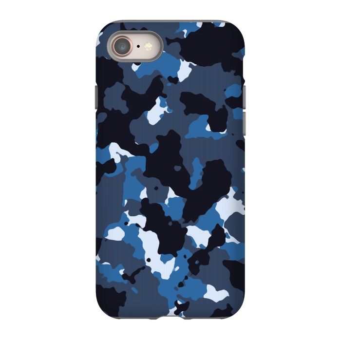 iPhone 8 StrongFit Blue Camo by TMSarts