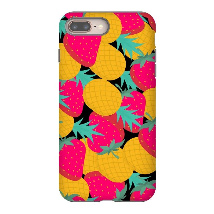 iPhone 8 plus StrongFit pineapples and strawberry by MALLIKA