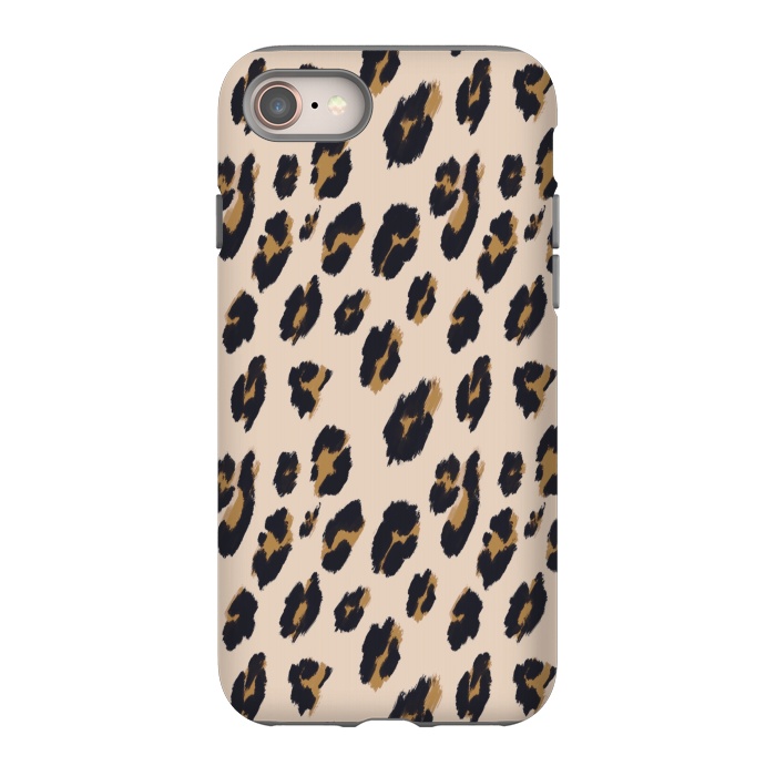 iPhone 8 StrongFit B&B Leopard Design by Joanna Vog