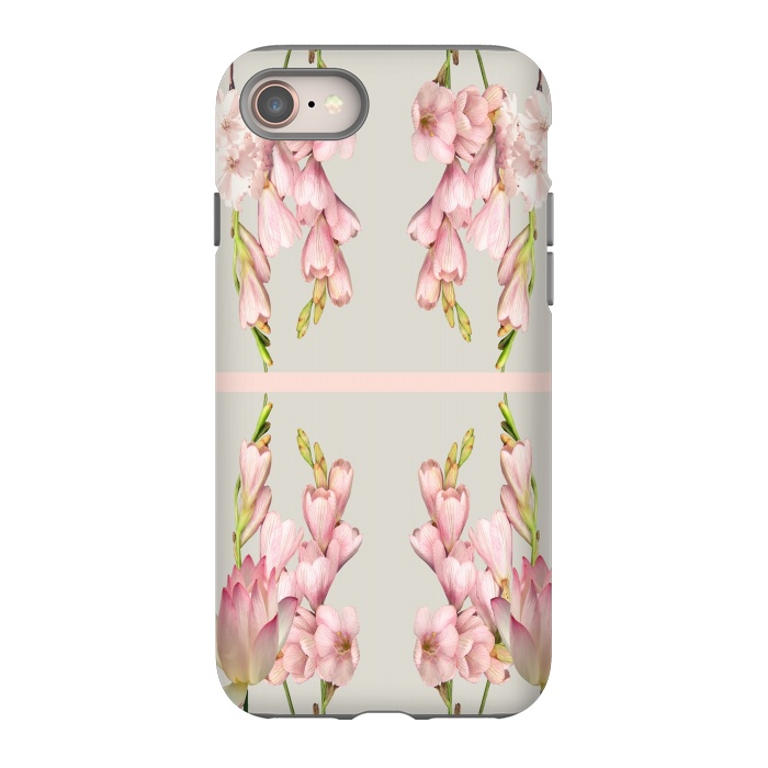 iPhone 8 StrongFit Pink Aura Design by Joanna Vog